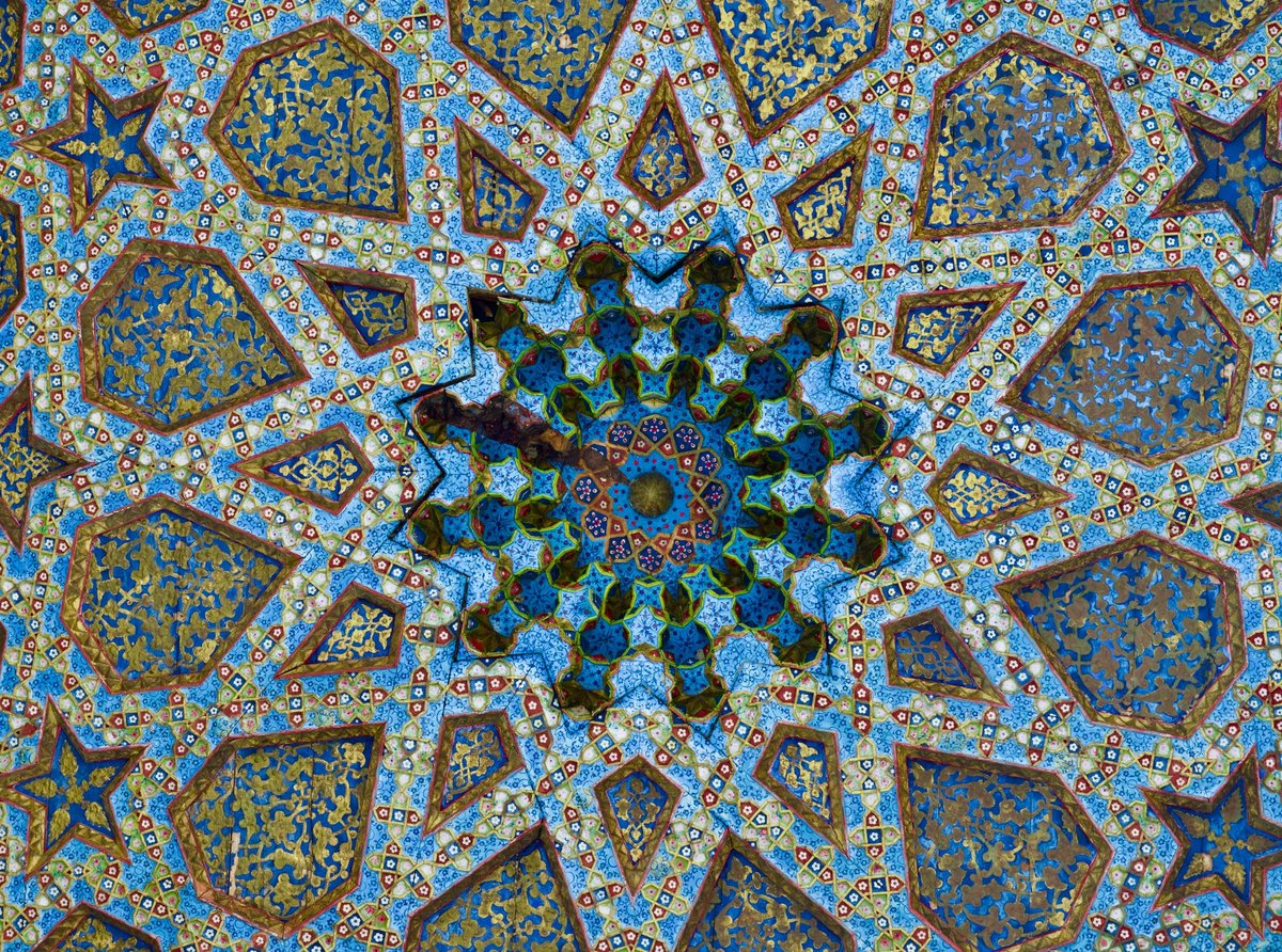 The Registan Square with its blue-tiled madrasas in the heart of Samarkand, Uzbekistan.
