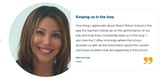 Portrait of Mum and Jossa, parent testimonial about Reach British Schools teacher communication and coffee mornings